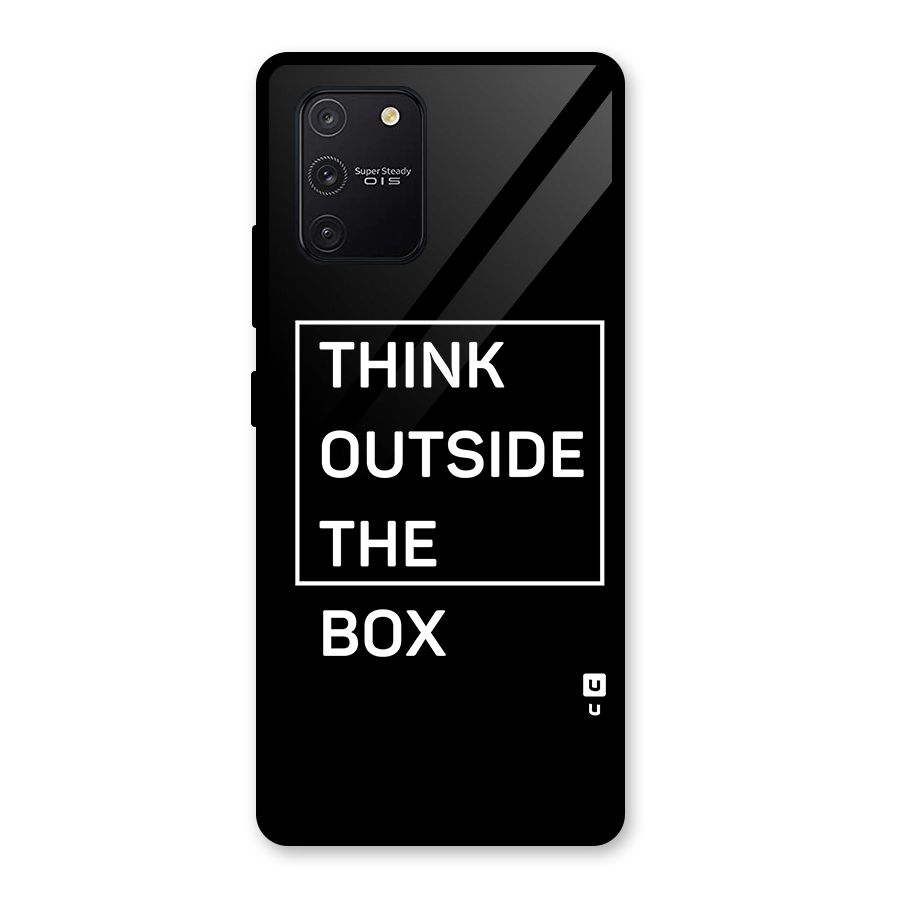 Always Think Outside Glass Back Case for Galaxy S10 Lite