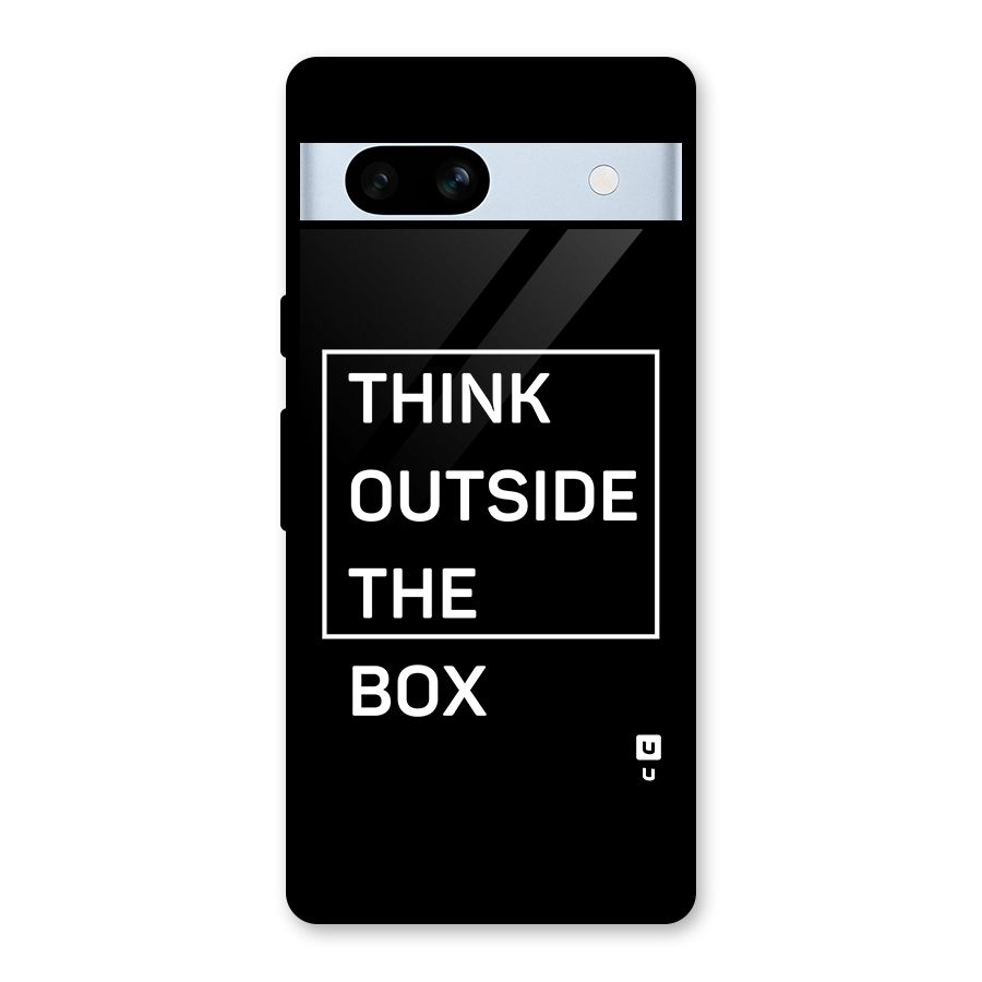 Always Think Outside Glass Back Case for Google Pixel 7a