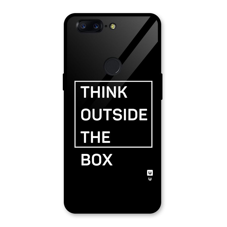 Always Think Outside Glass Back Case for OnePlus 5T