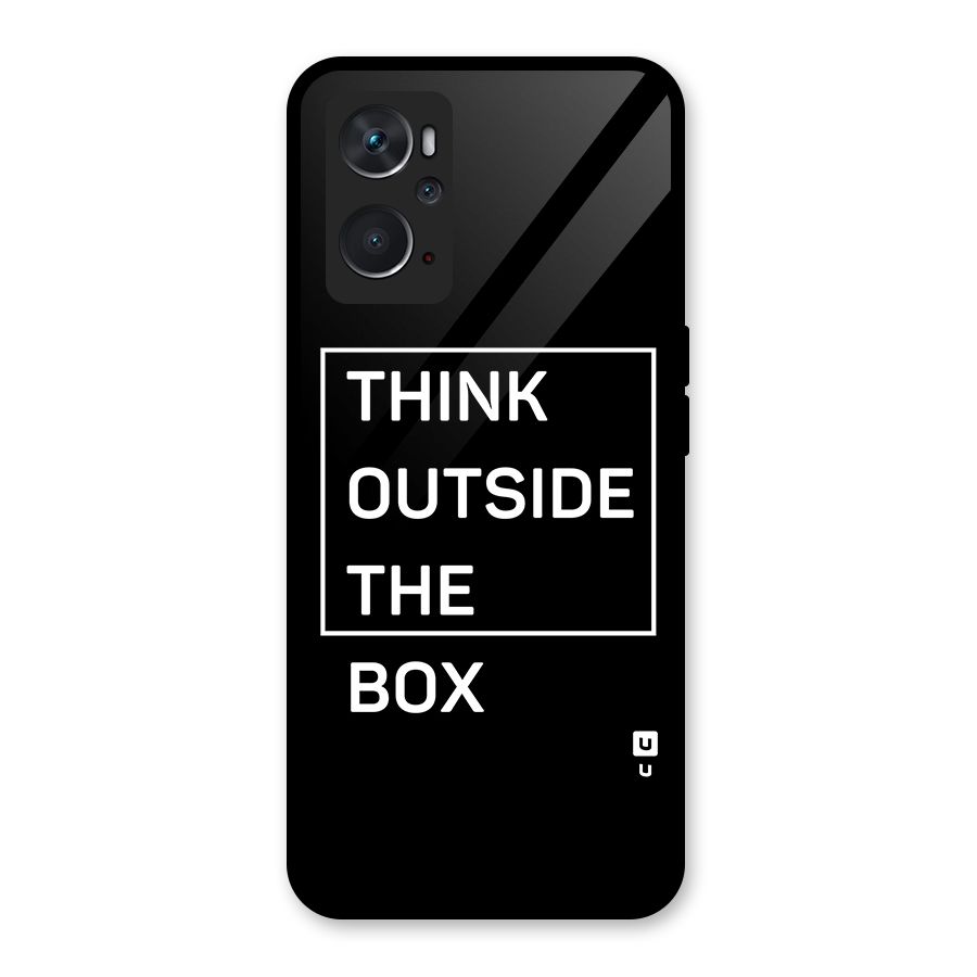 Always Think Outside Glass Back Case for Oppo K10 4G