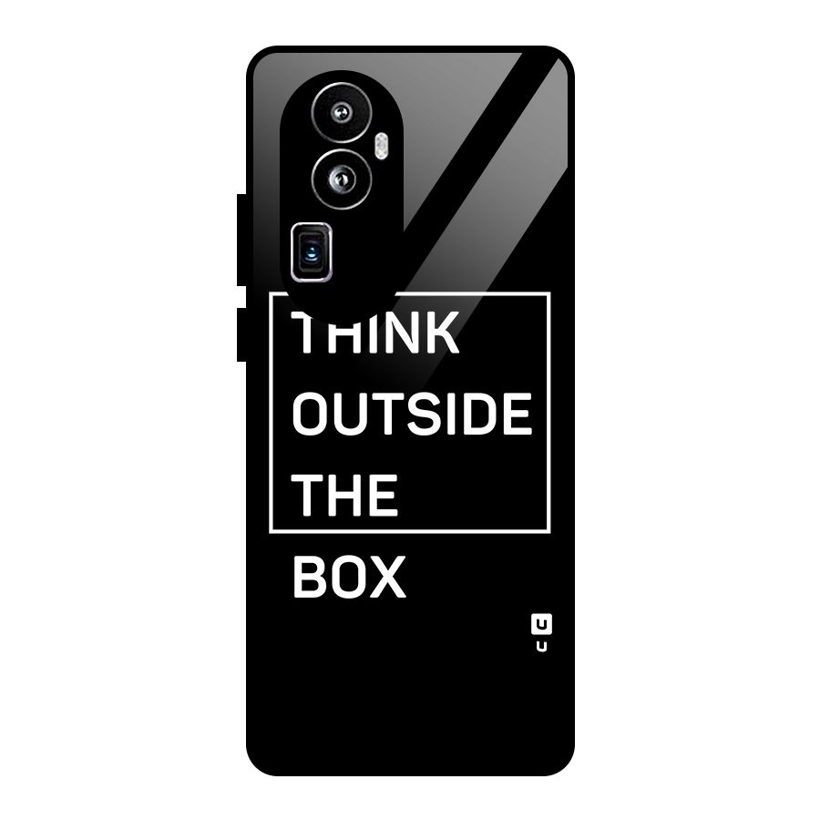 Always Think Outside Glass Back Case for Oppo Reno10 Pro Plus