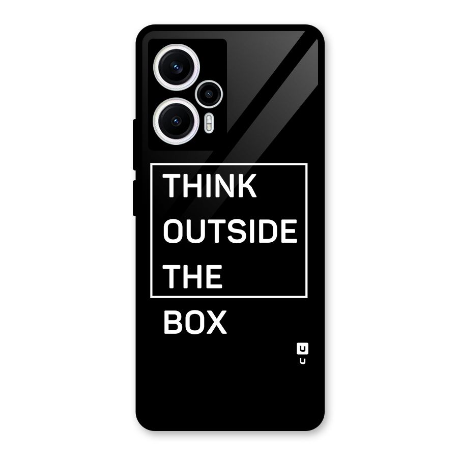 Always Think Outside Glass Back Case for Poco F5