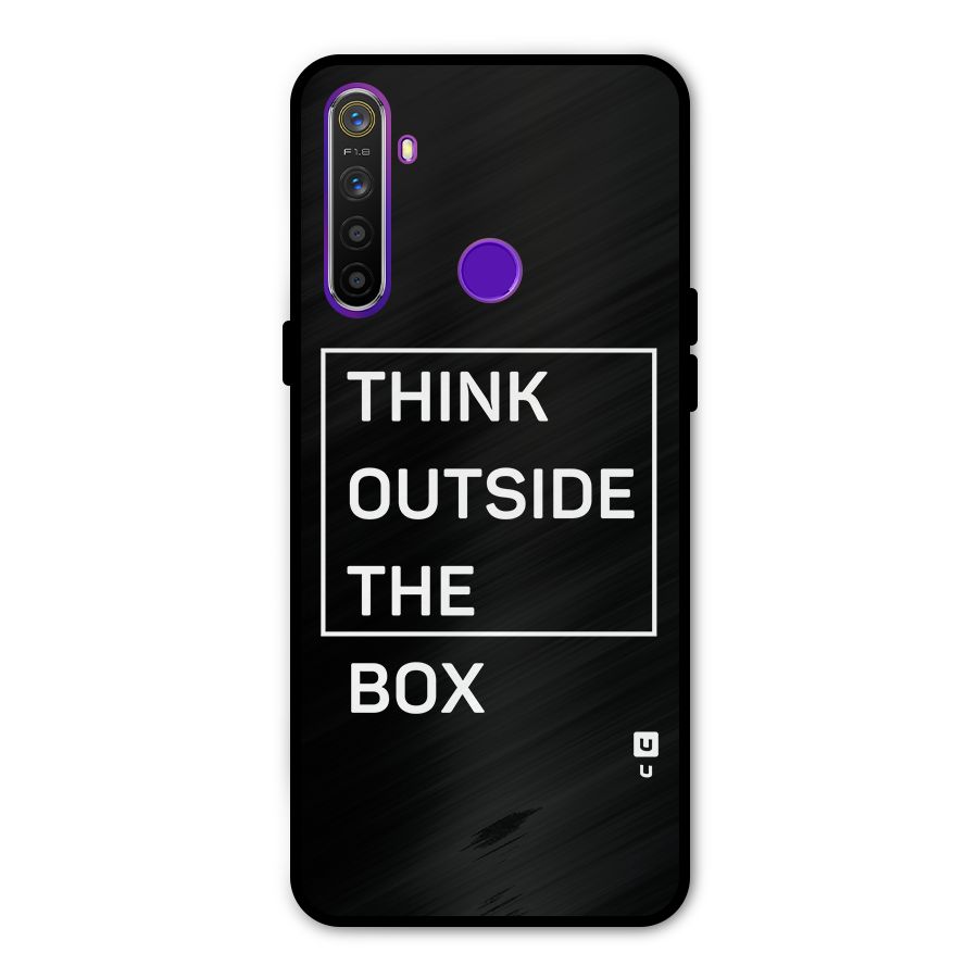 Always Think Outside Glass Back Case for Realme 5s