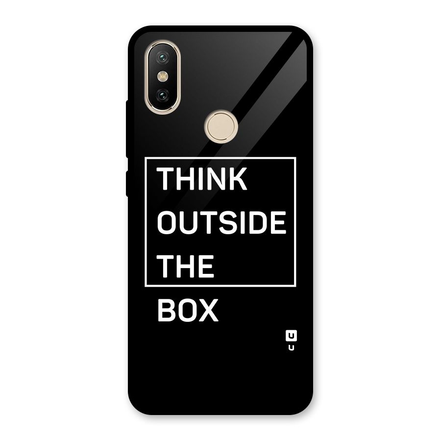 Always Think Outside Glass Back Case for Redmi A2