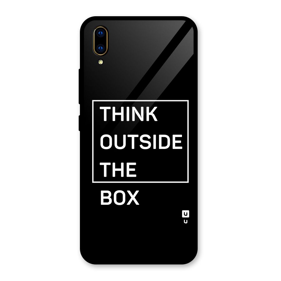 Always Think Outside Glass Back Case for Vivo V11 Pro