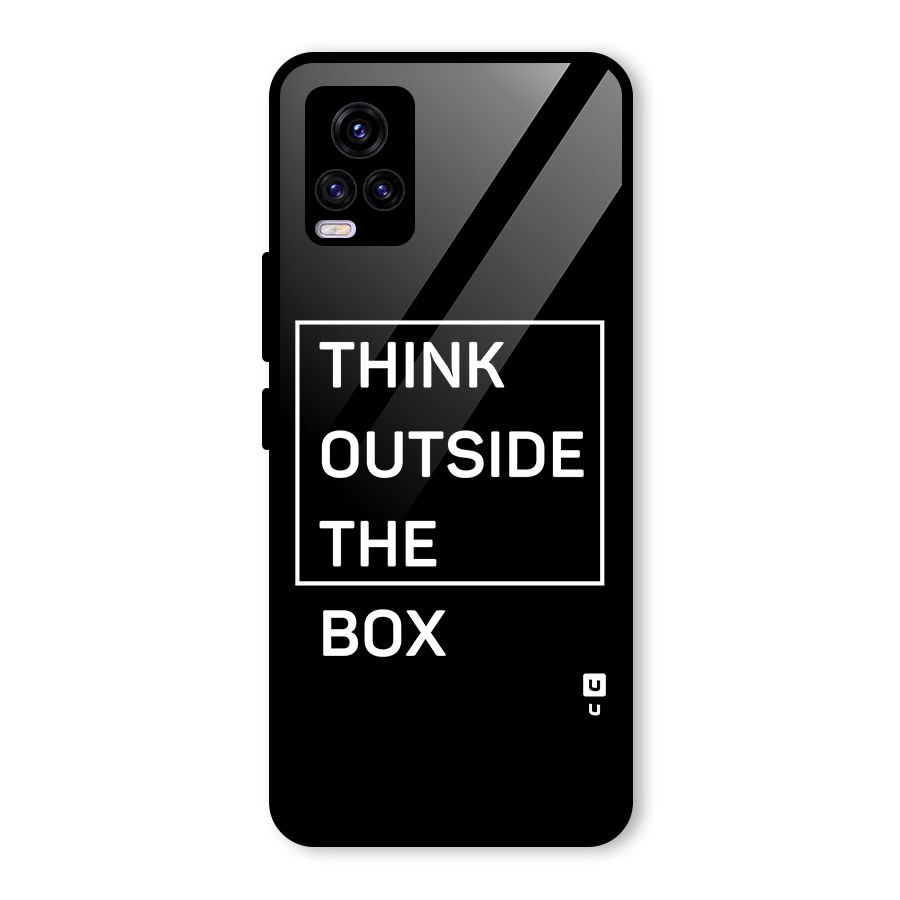 Always Think Outside Glass Back Case for Vivo V20 2021