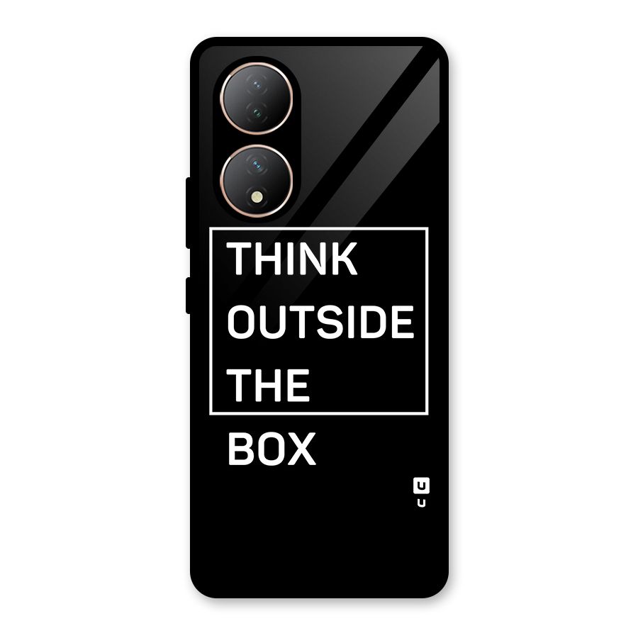 Always Think Outside Glass Back Case for Vivo Y100A