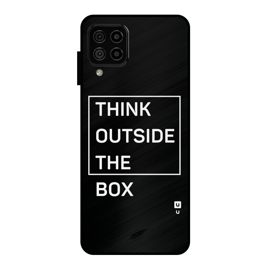 Always Think Outside Metal Back Case for Galaxy A22 4G