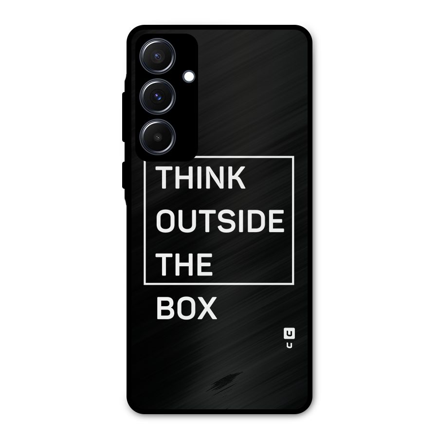 Always Think Outside Metal Back Case for Galaxy A55