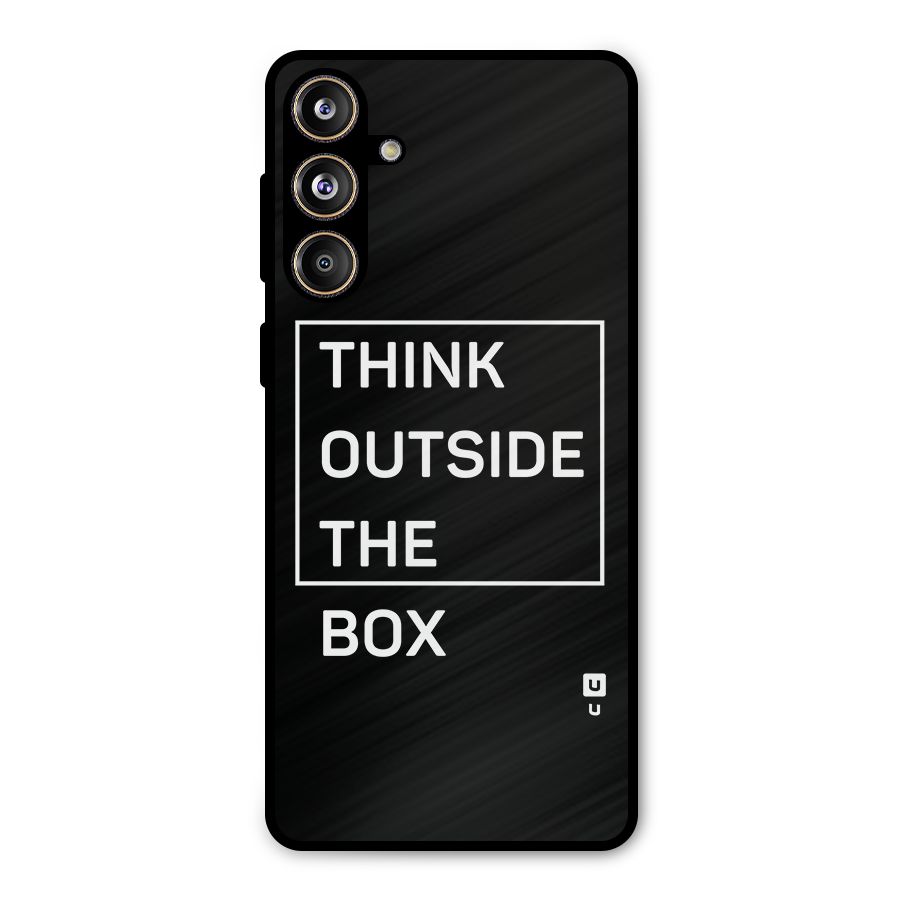 Always Think Outside Metal Back Case for Galaxy F55