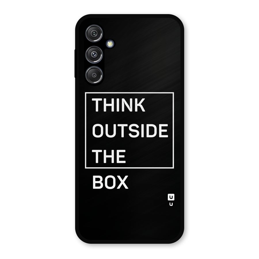 Always Think Outside Metal Back Case for Galaxy M34 5G