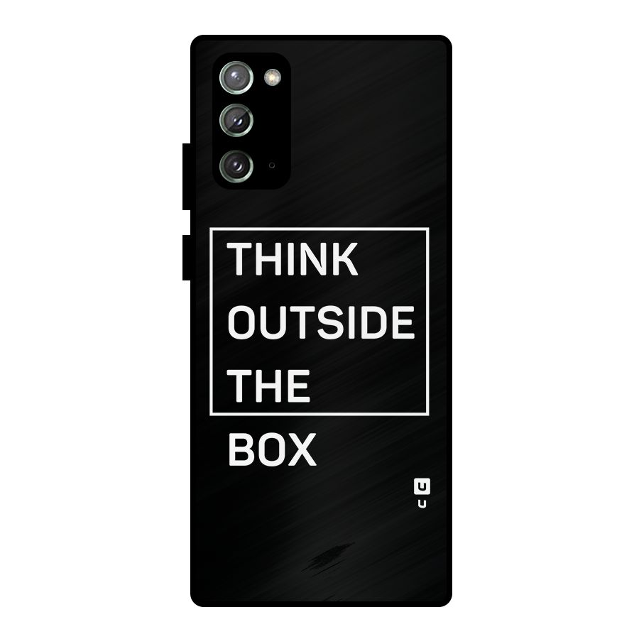 Always Think Outside Metal Back Case for Galaxy Note 20
