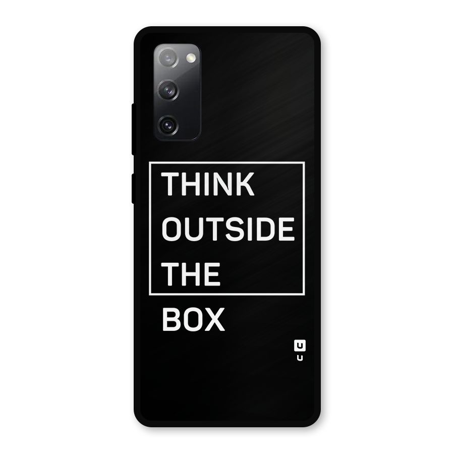 Always Think Outside Metal Back Case for Galaxy S20 FE