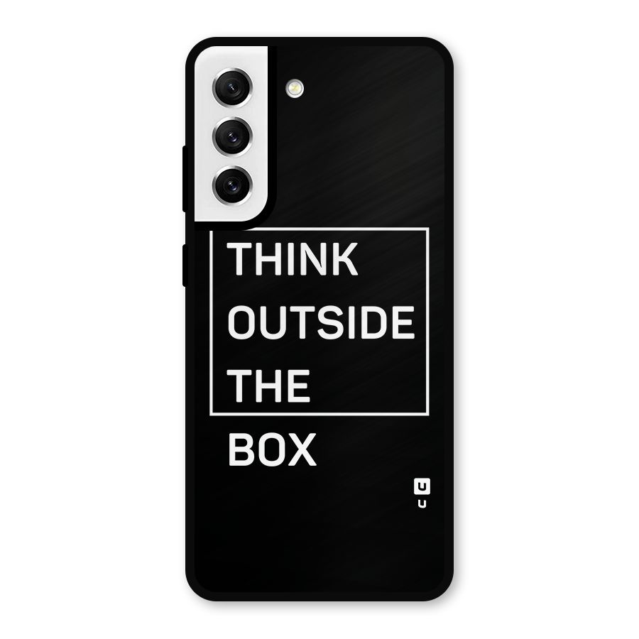 Always Think Outside Metal Back Case for Galaxy S21 FE 5G