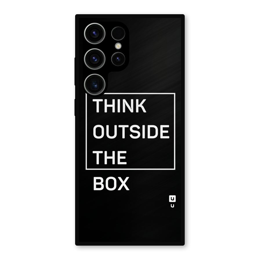Always Think Outside Metal Back Case for Galaxy S23 Ultra