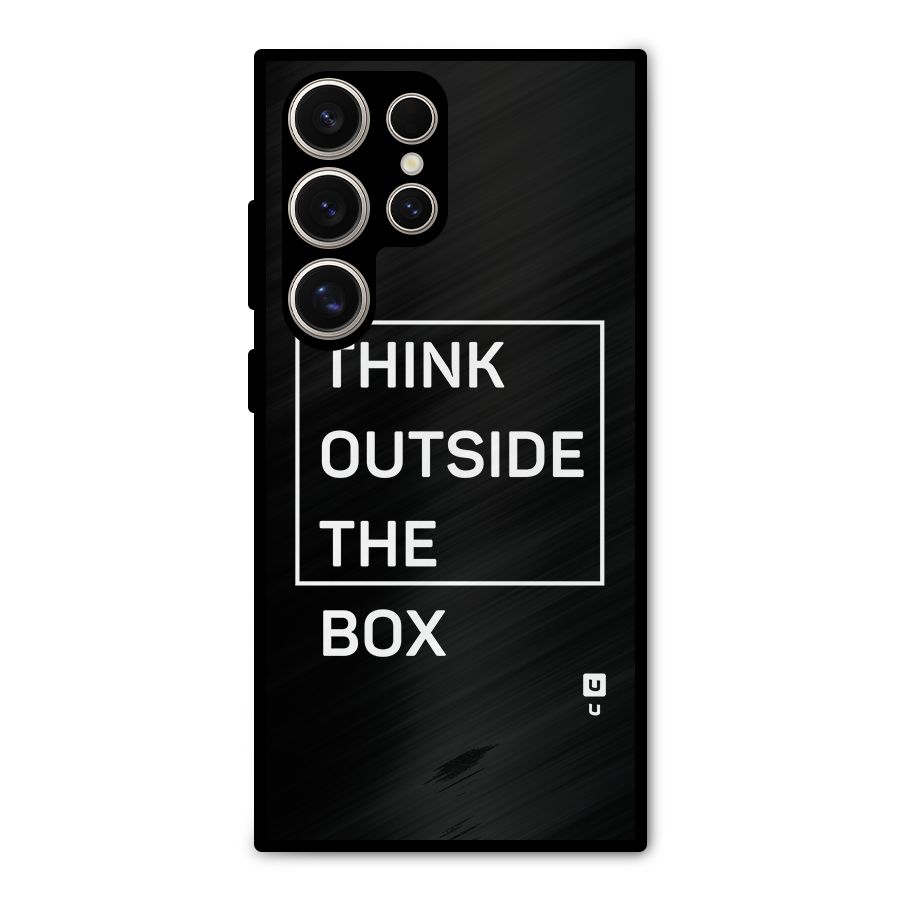Always Think Outside Metal Back Case for Galaxy S24 Ultra
