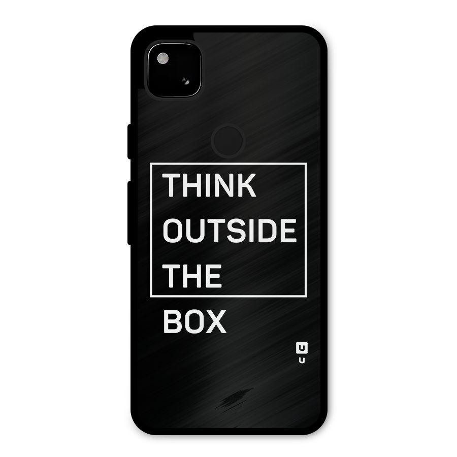Always Think Outside Metal Back Case for Google Pixel 4a
