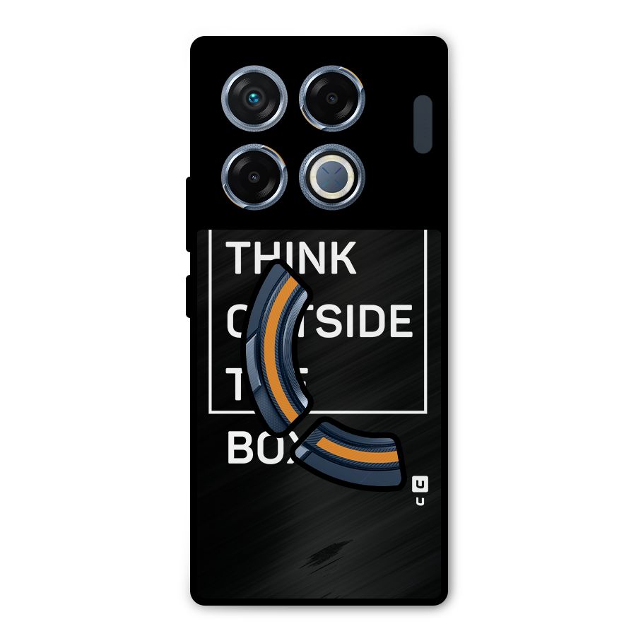 Always Think Outside Metal Back Case for Infinix GT 20 Pro