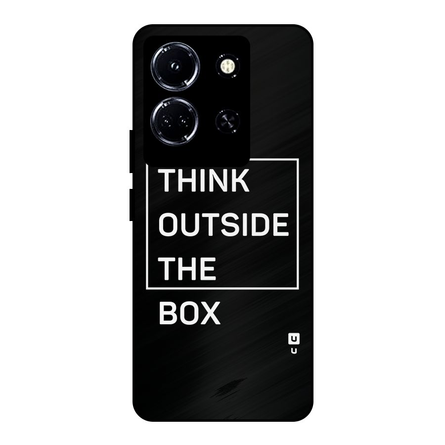 Always Think Outside Metal Back Case for Infinix Note 30 5G