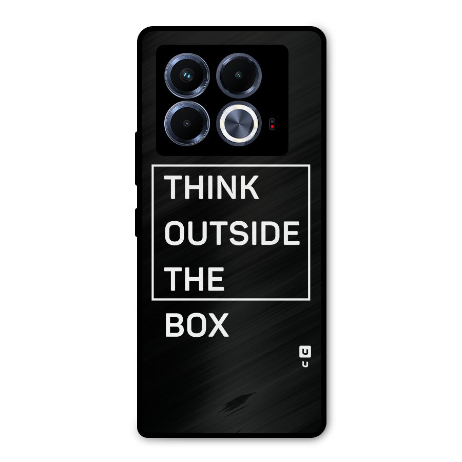 Always Think Outside Metal Back Case for Infinix Note 40 5G