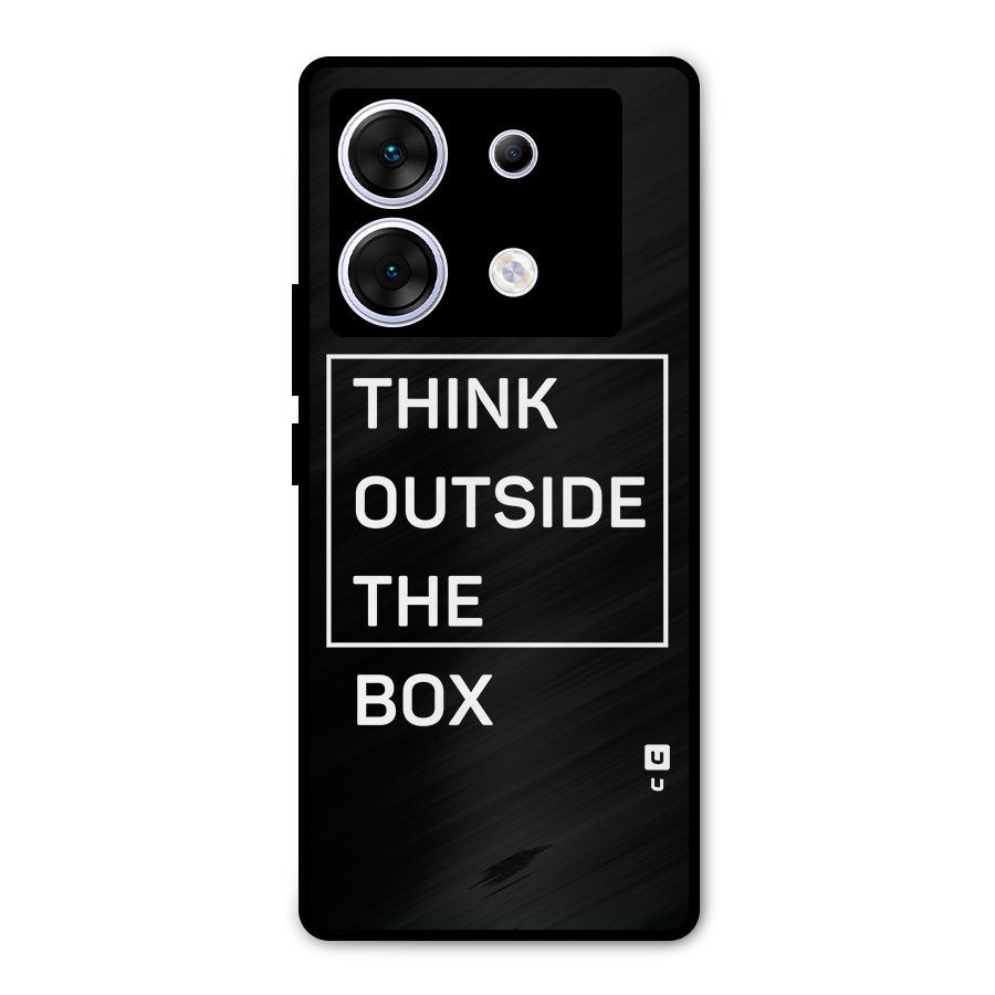 Always Think Outside Metal Back Case for Infinix Zero 30 5G