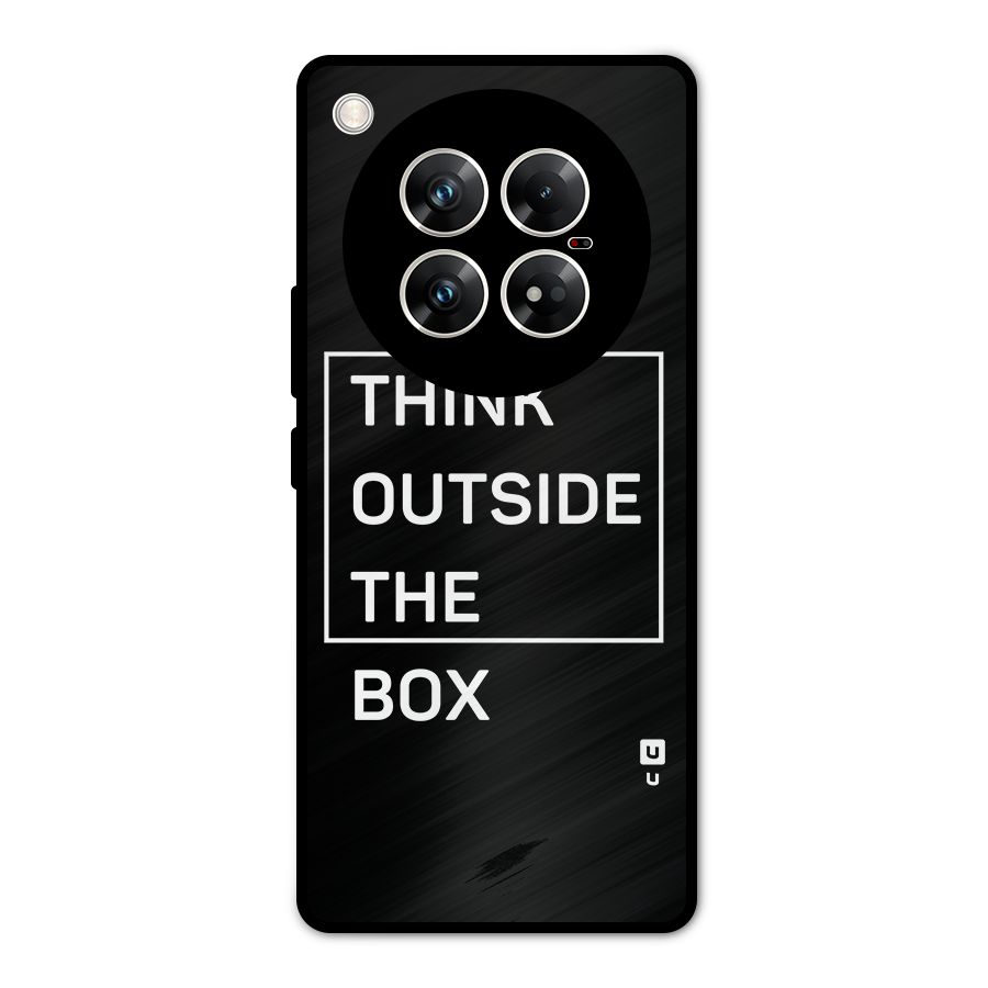 Always Think Outside Metal Back Case for Infinix Zero 40 5G