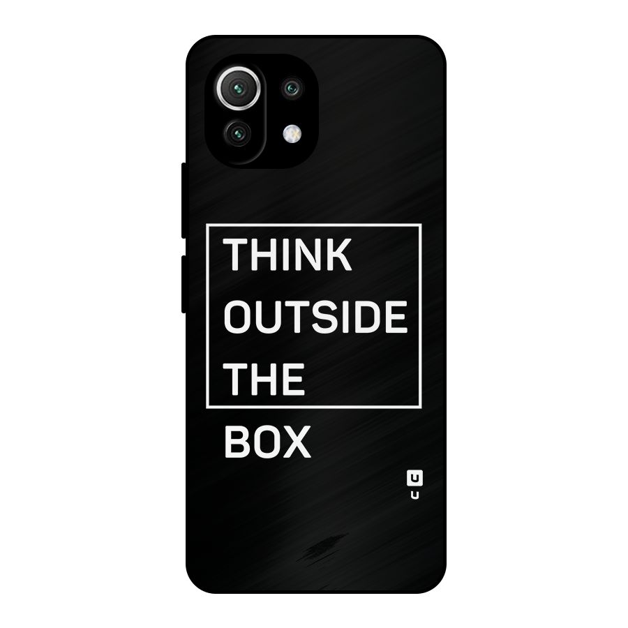 Always Think Outside Metal Back Case for Mi 11 Lite NE 5G