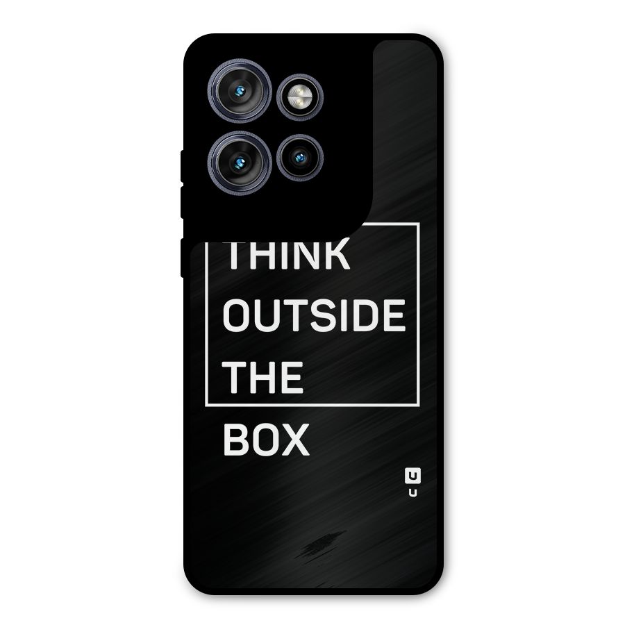 Always Think Outside Metal Back Case for Motorola Edge 50 Neo