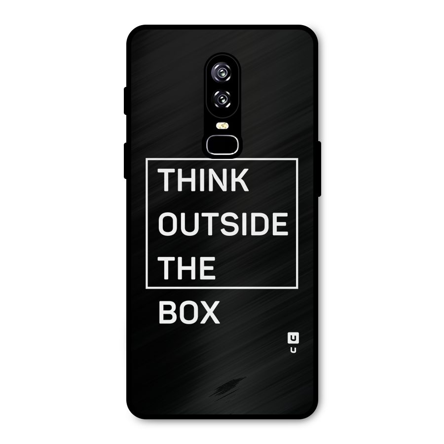 Always Think Outside Metal Back Case for OnePlus 6