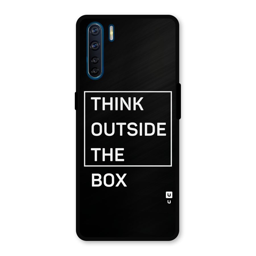 Always Think Outside Metal Back Case for Oppo F15