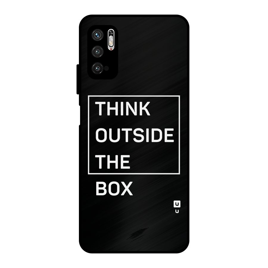 Always Think Outside Metal Back Case for Poco M3 Pro 5G