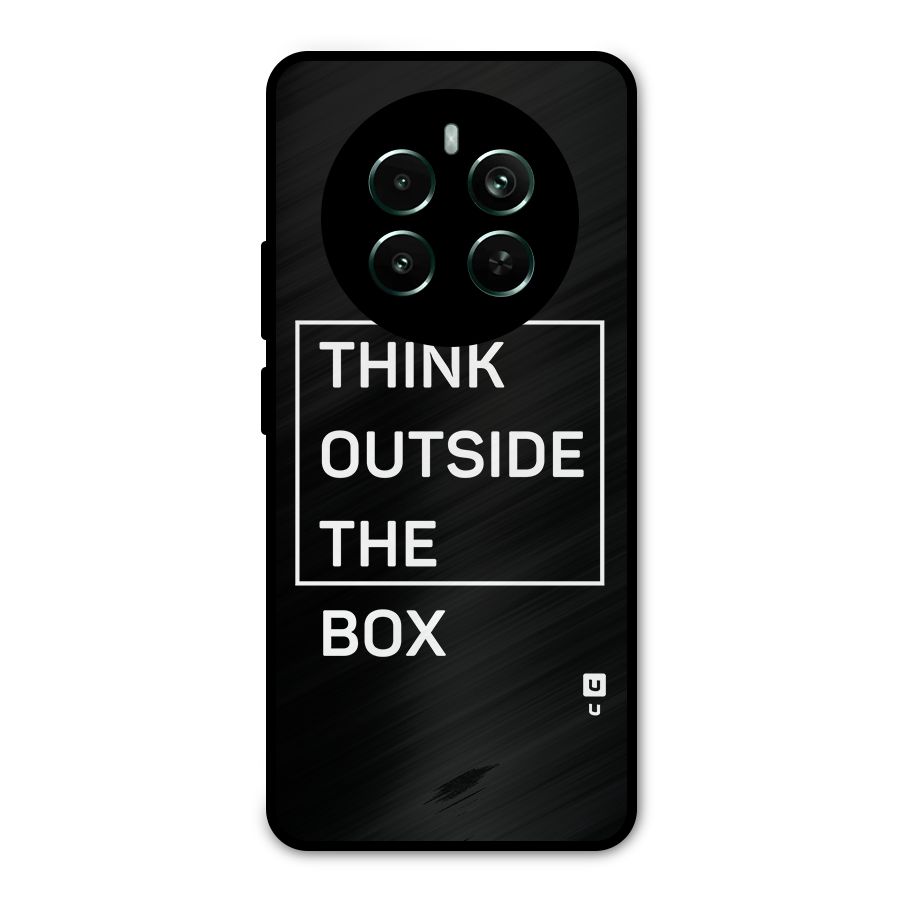 Always Think Outside Metal Back Case for Realme 12 Pro Plus