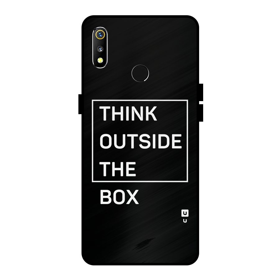 Always Think Outside Metal Back Case for Realme 3i