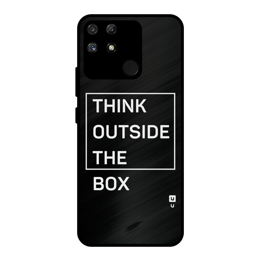 Always Think Outside Metal Back Case for Realme Narzo 50A