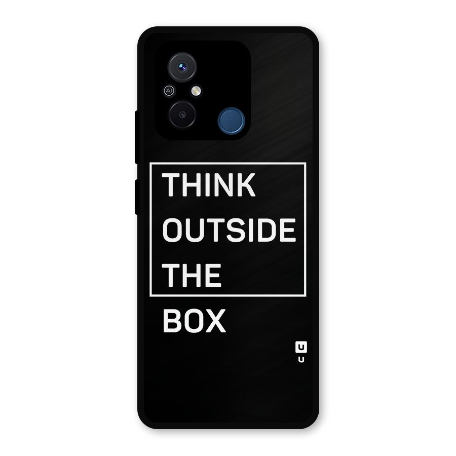 Always Think Outside Metal Back Case for Redmi 12C