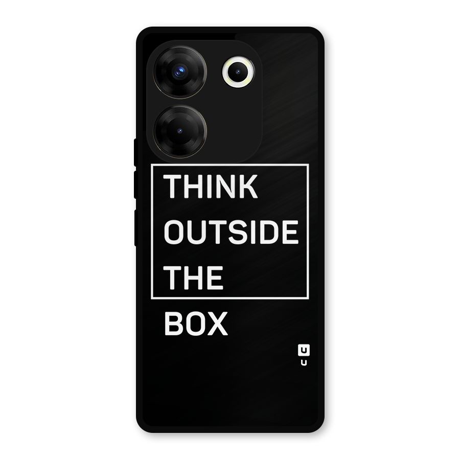 Always Think Outside Metal Back Case for Tecno Camon 20 Pro