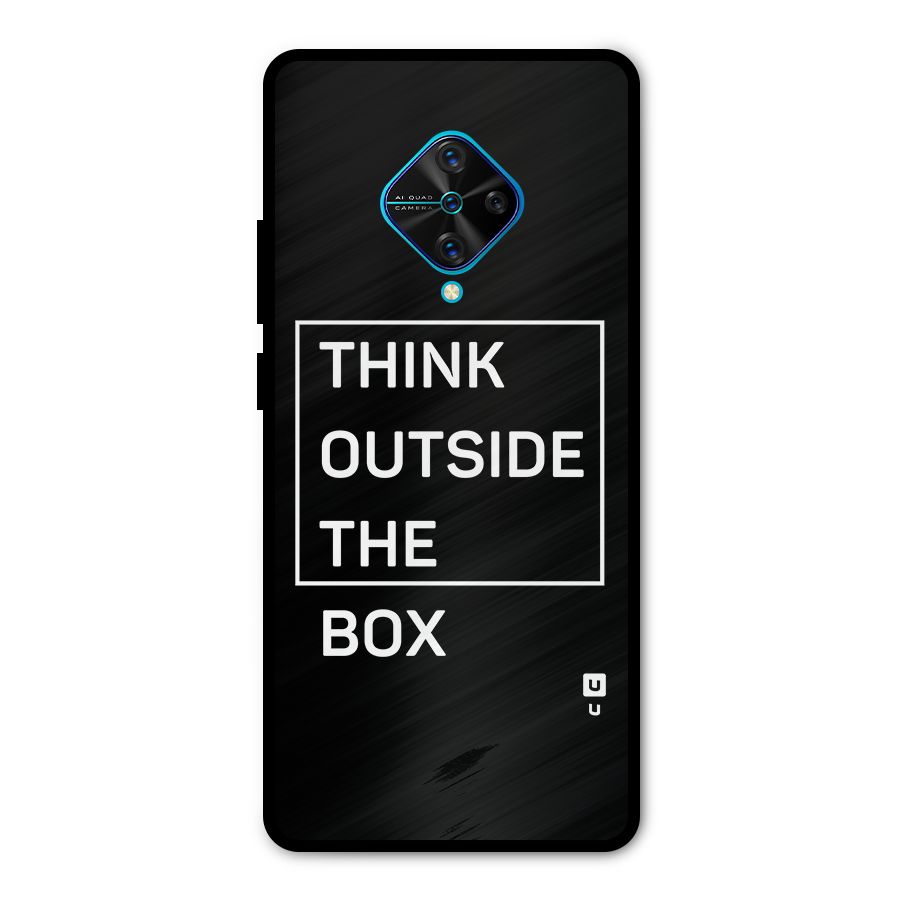 Always Think Outside Metal Back Case for Vivo S1 Pro