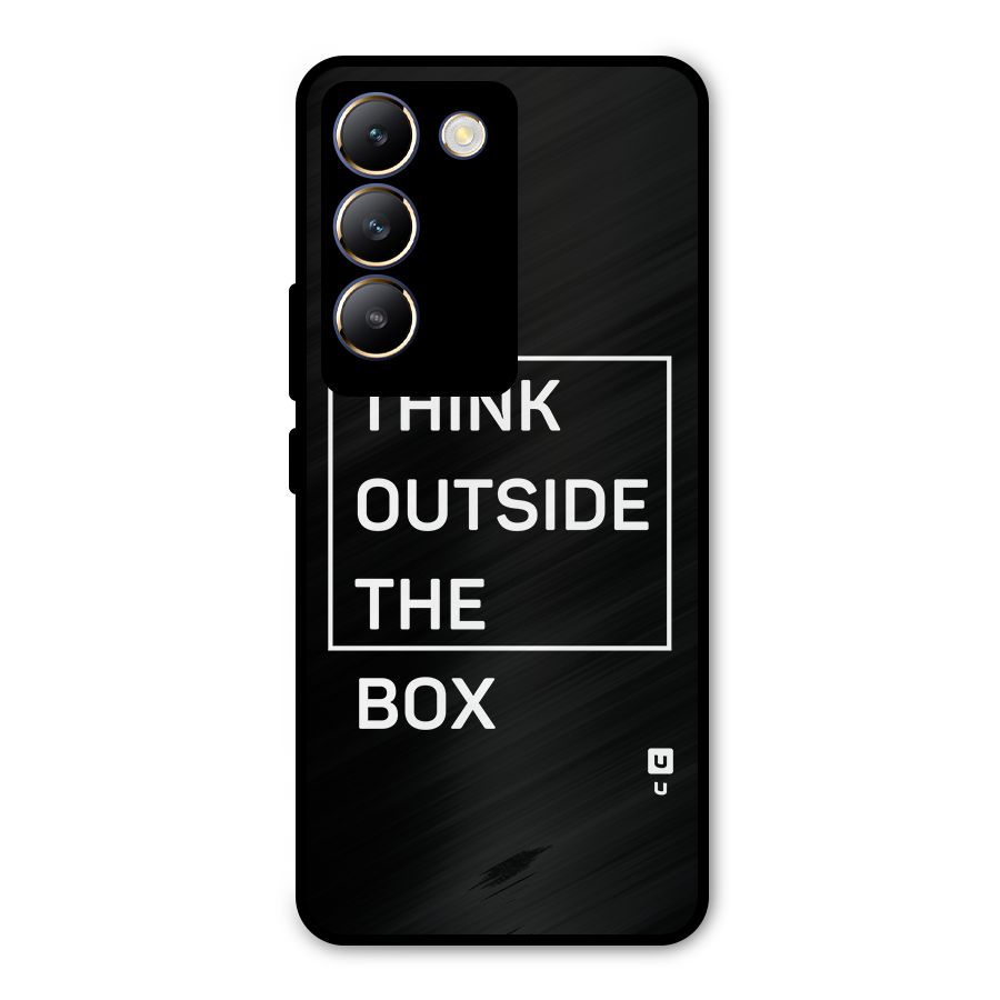 Always Think Outside Metal Back Case for Vivo T3 5G
