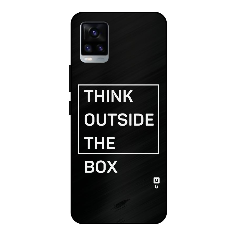 Always Think Outside Metal Back Case for Vivo V20 2021