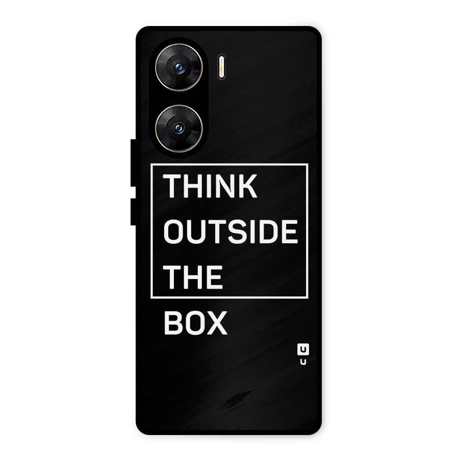 Always Think Outside Metal Back Case for Vivo V29e