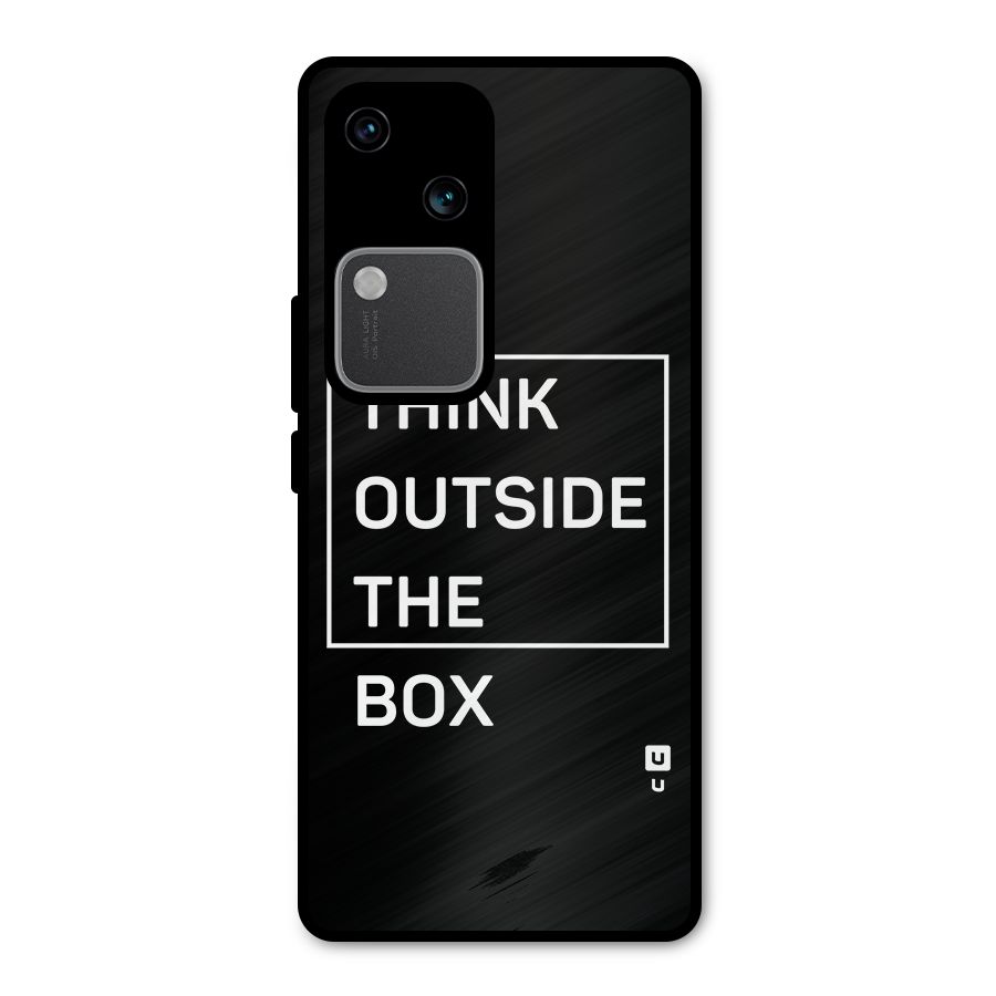 Always Think Outside Metal Back Case for Vivo V30