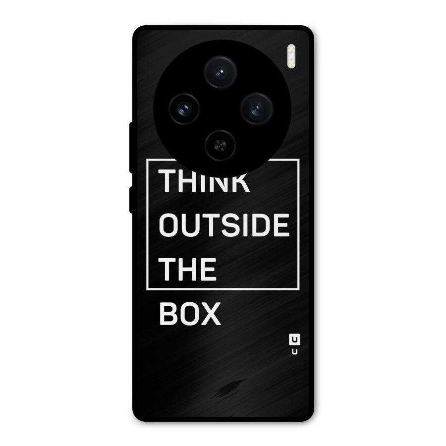 Always Think Outside Metal Back Case for Vivo X100