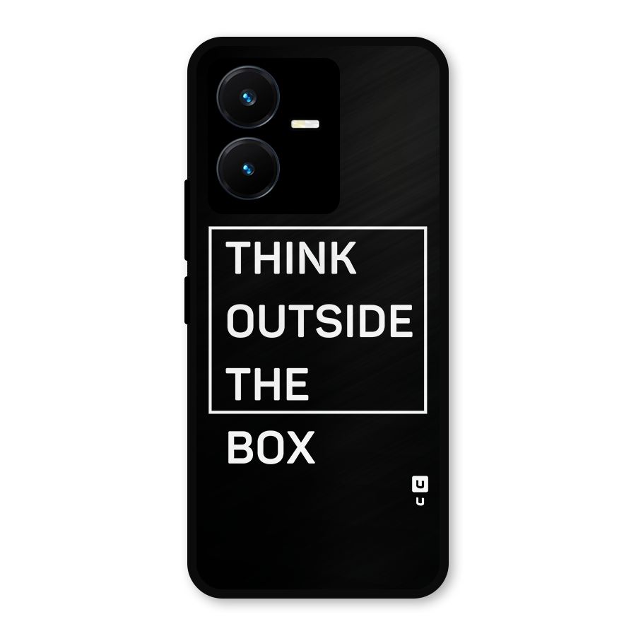 Always Think Outside Metal Back Case for Vivo Y22