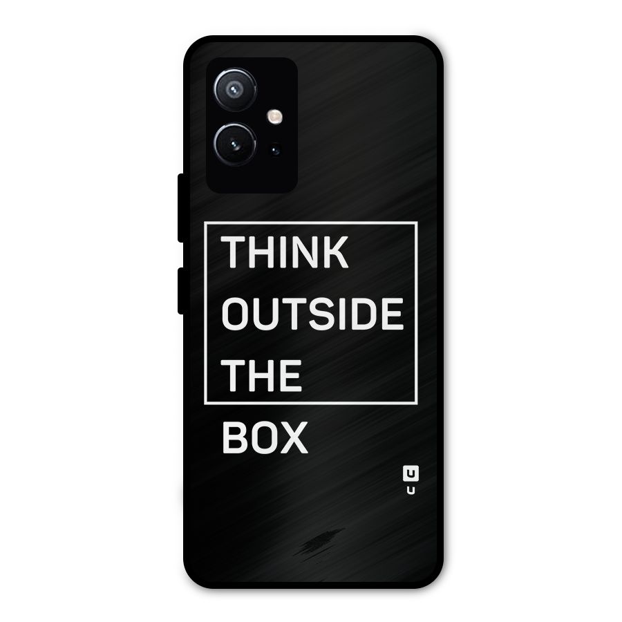 Always Think Outside Metal Back Case for Vivo Y75 5G
