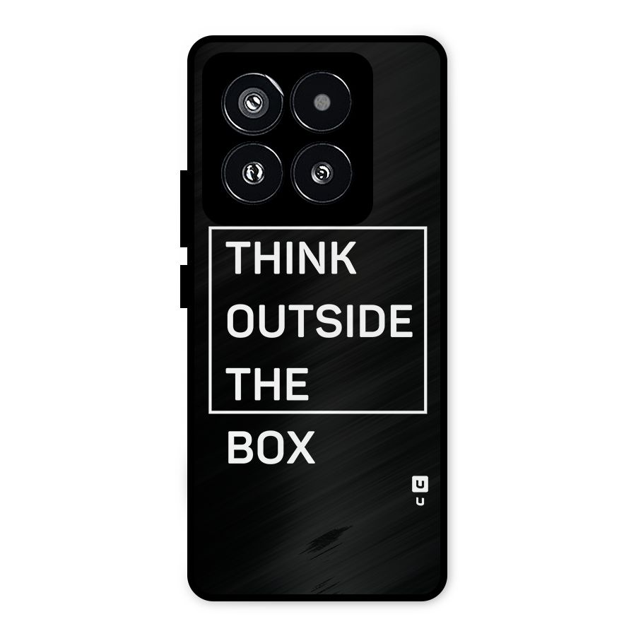 Always Think Outside Metal Back Case for Xiaomi 14 Pro