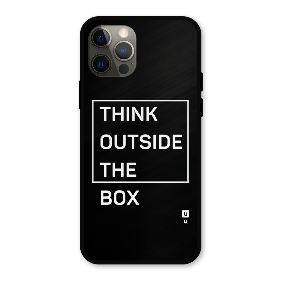 Always Think Outside Metal Back Case for iPhone 12 Pro