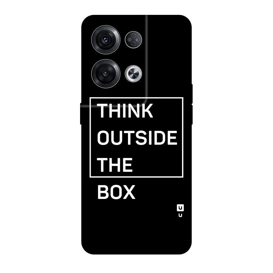 Always Think Outside Original Polycarbonate Back Case for Oppo Reno8 Pro 5G