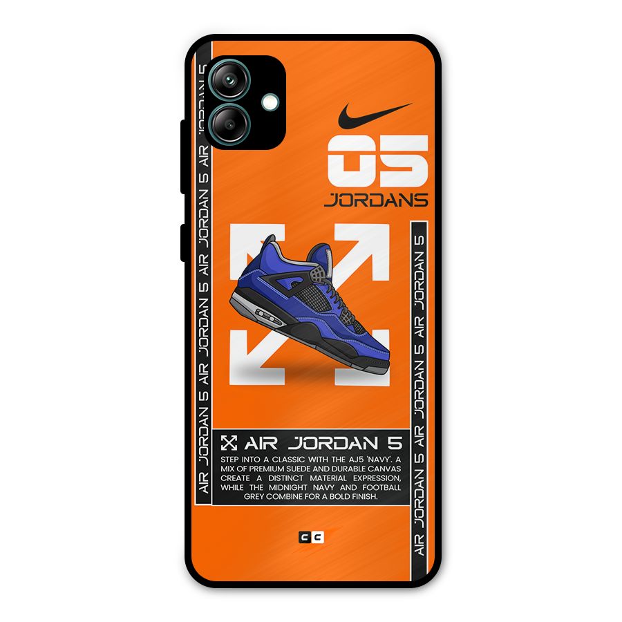 Amazing Air Shoes Metal Back Case for Galaxy A04
