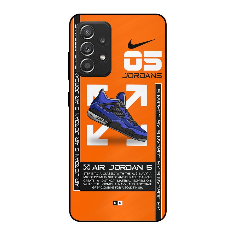 Amazing Air Shoes Metal Back Case for Galaxy A52s 5G