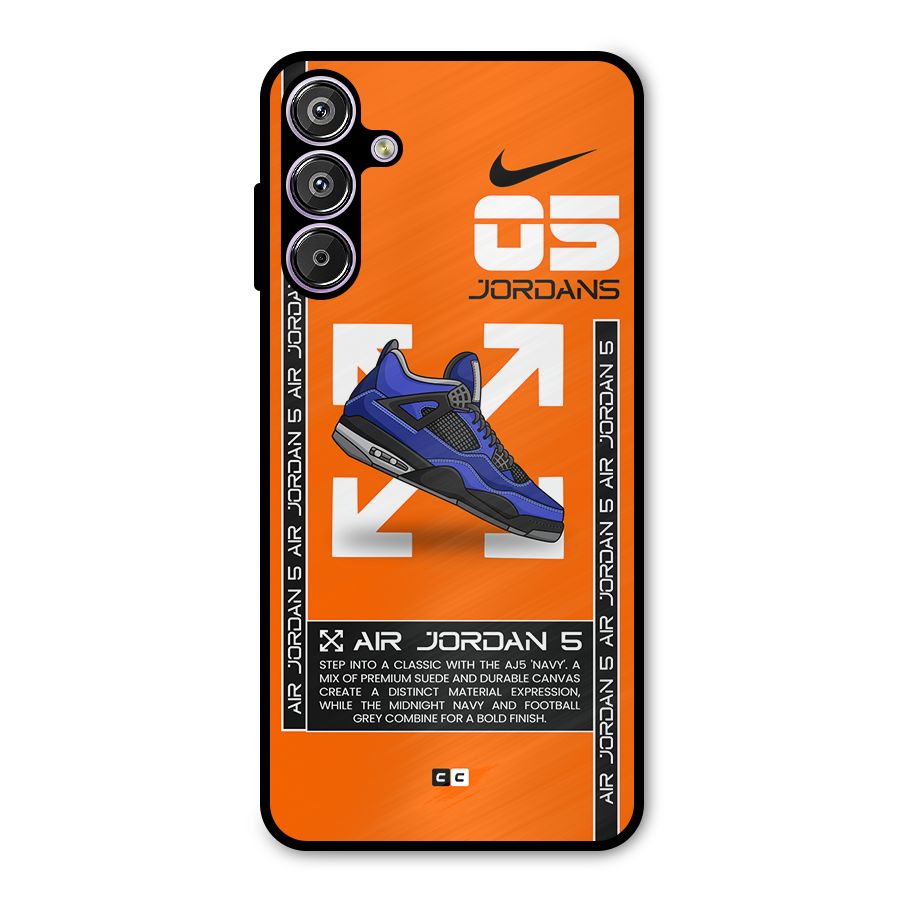 Amazing Air Shoes Metal Back Case for Galaxy M15